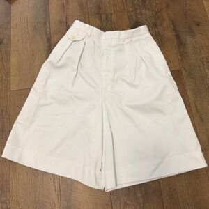 Richard Evans Culotte Shorts Womens 6 White